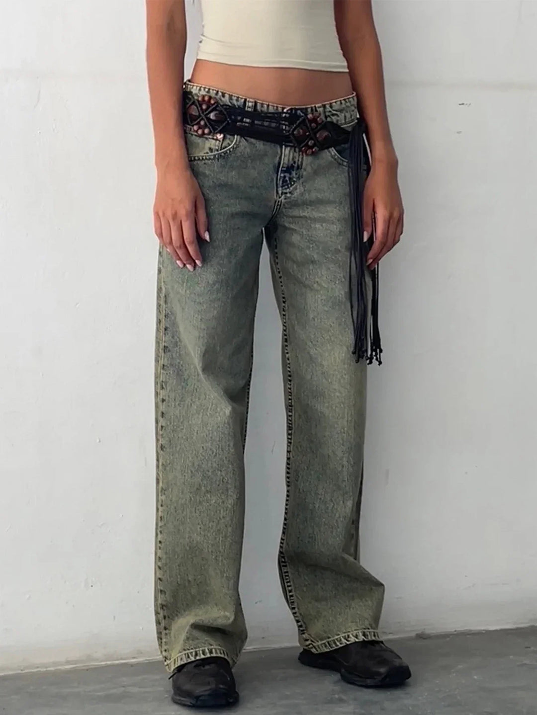 Megan | Vintage Casual Baggy Jeans
