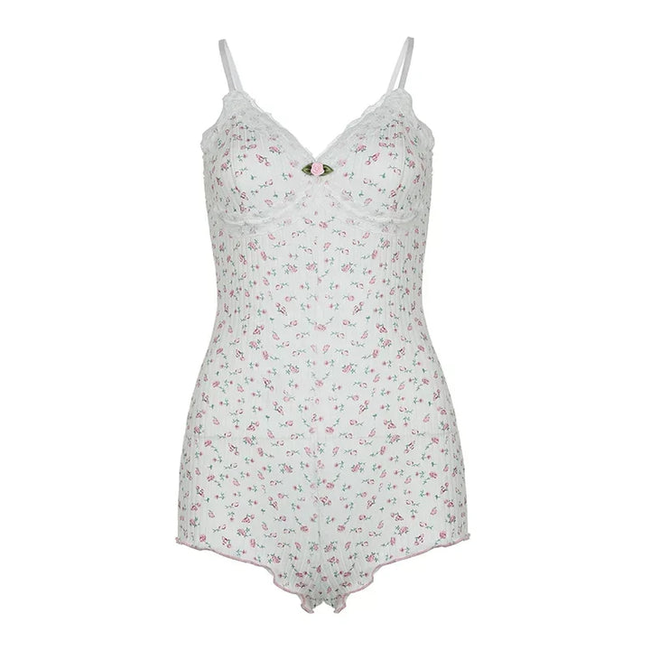 Monique | Dreamy Floral Sleeveless Bodysuit