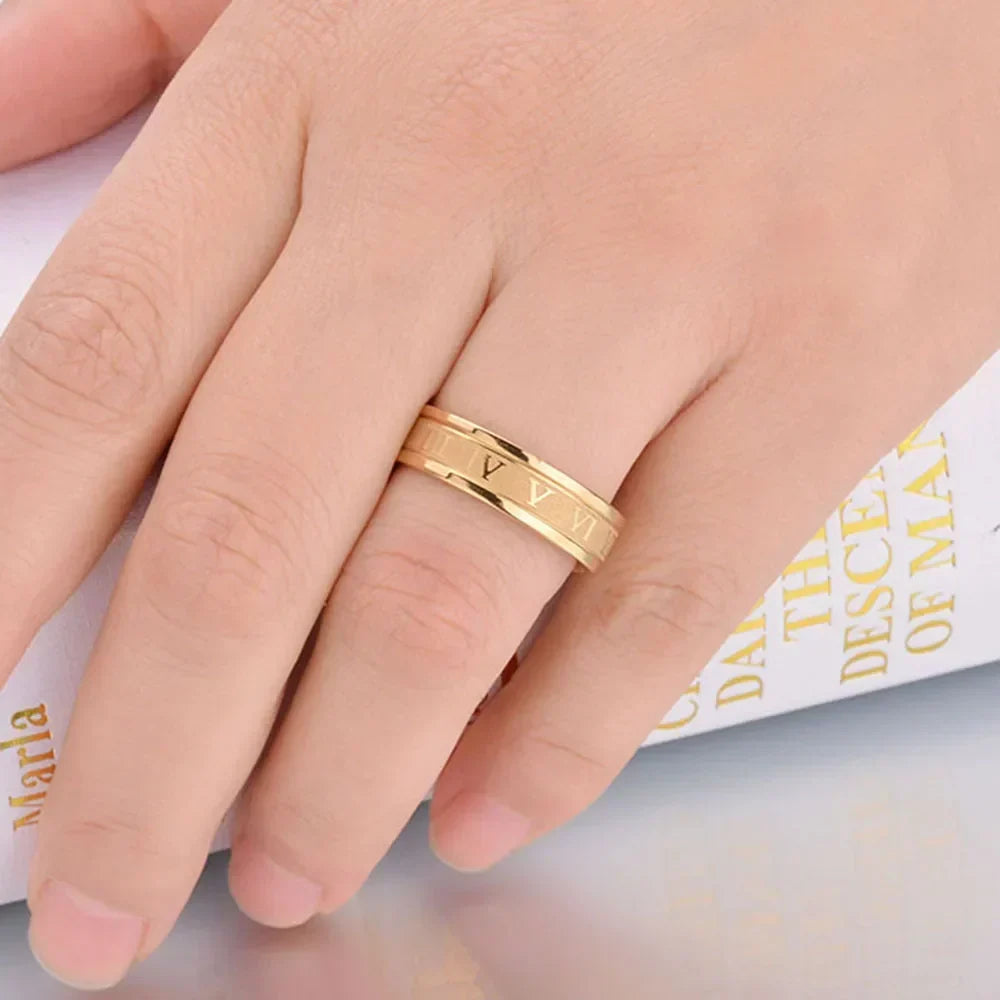 Penelope | Modern Roman Numeral Ring
