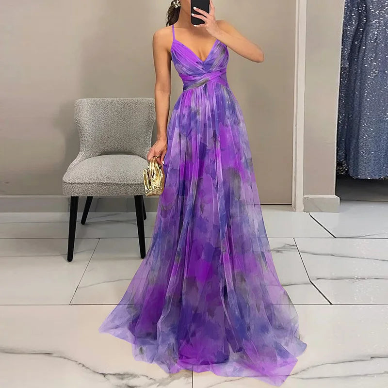 Ruth | Magical maxi dress with floral print