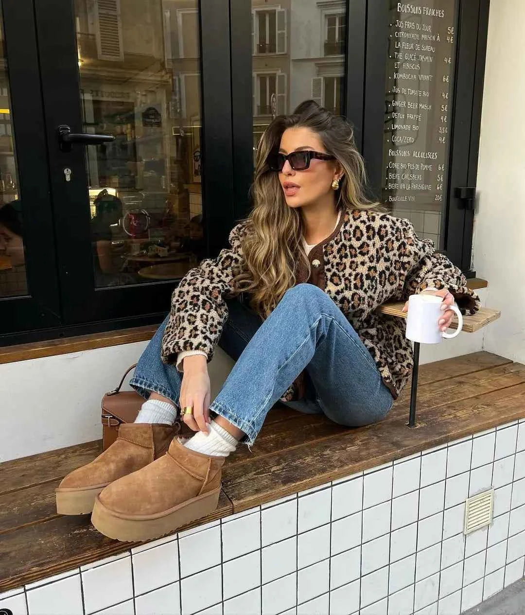 Leah | Chic Leopard Cardigan
