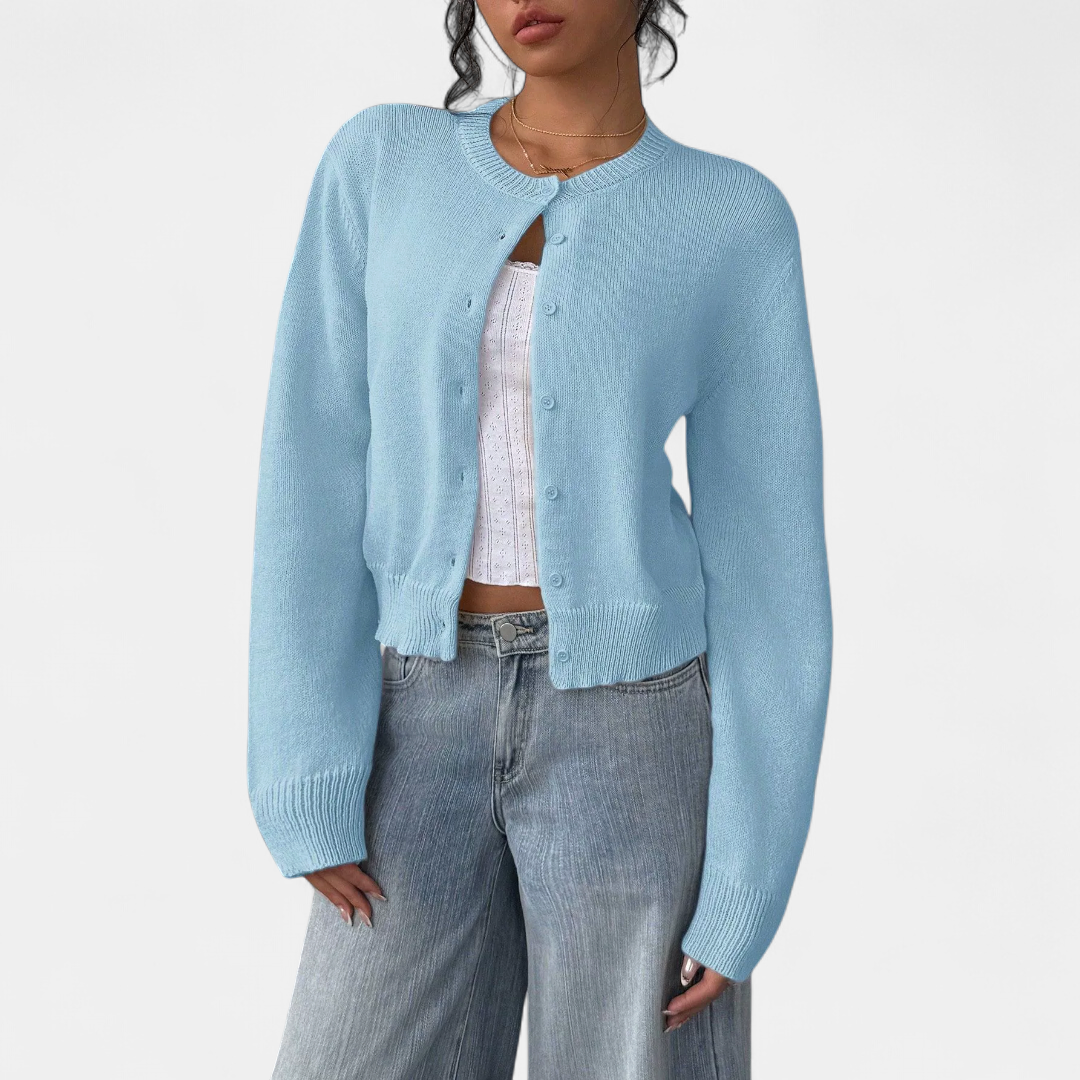 Quinn | Cosy Button-Front Knit Cardigan