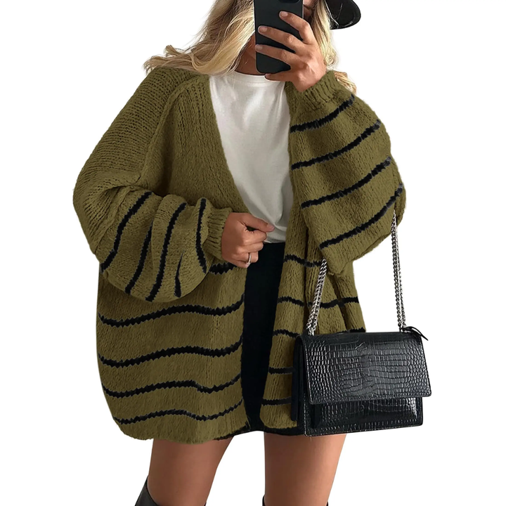 Danielle | Cosy Oversized Lantern Sleeve Cardigan