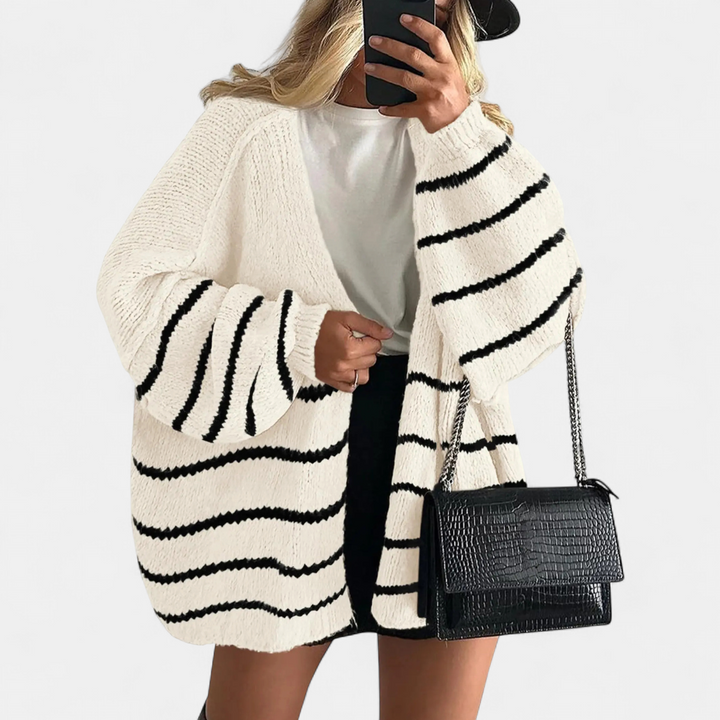 Nicole | Cosy Oversized Open-Front Cardigan