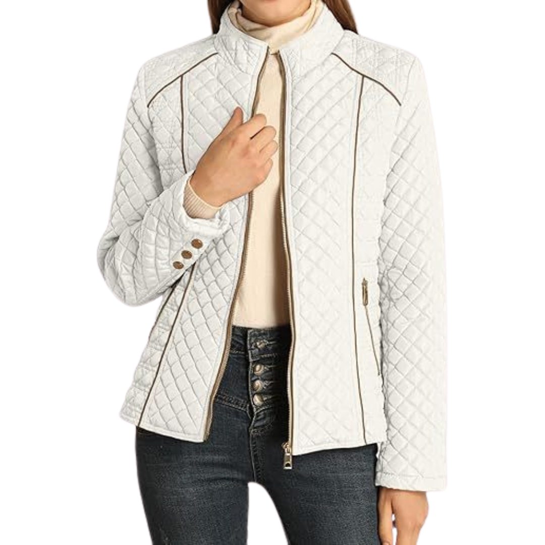 Lara | Lightweight Quilted Stand-Collar Jacket