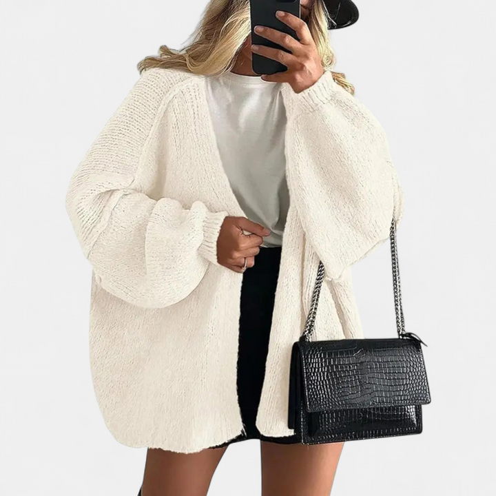 Nicole | Cosy Oversized Open-Front Cardigan