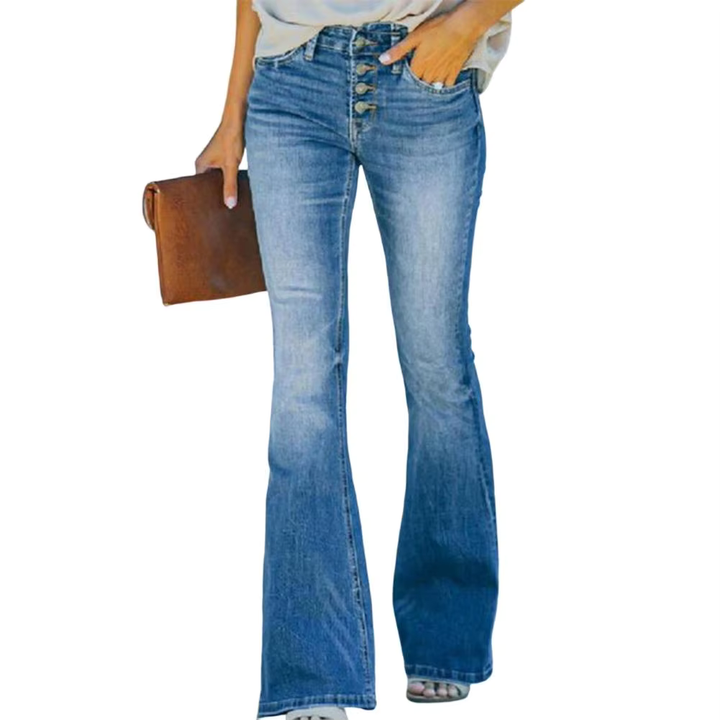 Charlotte | Comfortable High Waist Vintage Flared Jeans