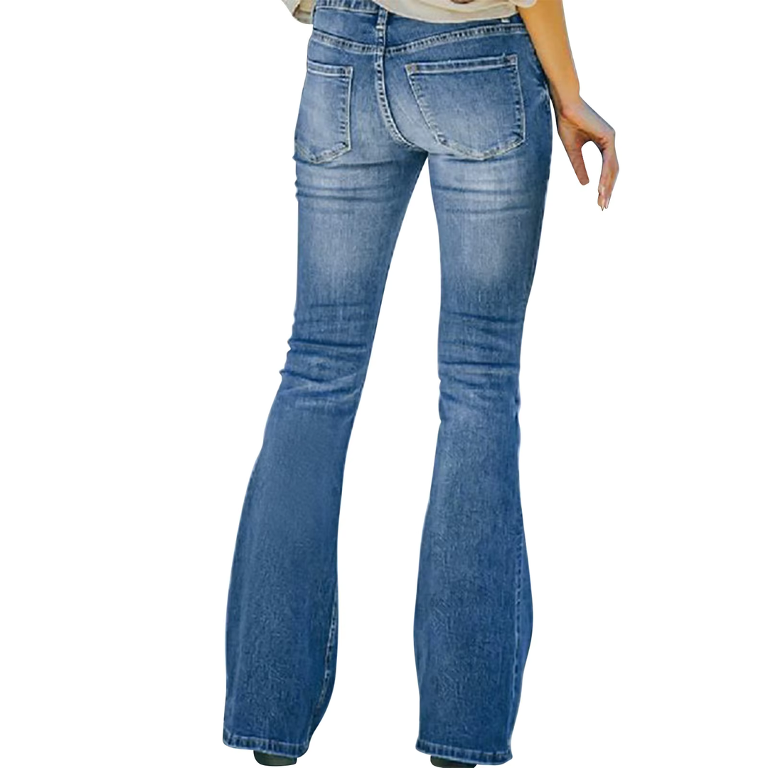 Charlotte | Comfortable High Waist Vintage Flared Jeans