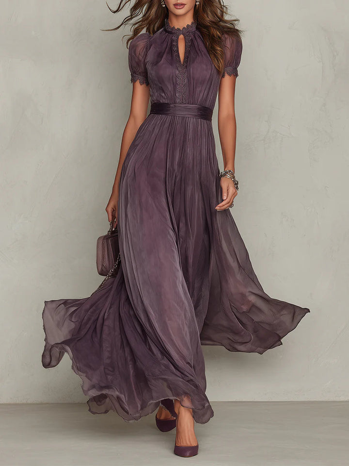 Mia | Maxi dress chiffon vintage elegant