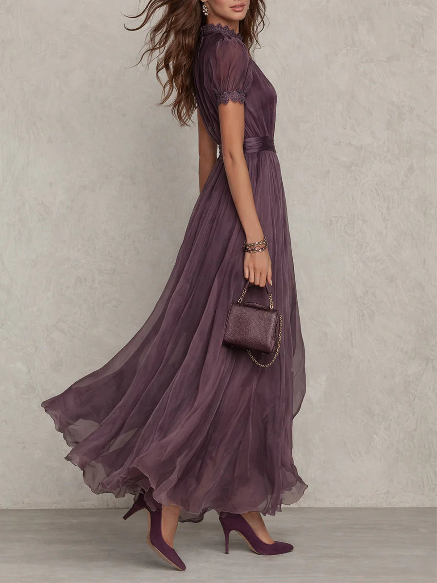 Mia | Maxi dress chiffon vintage elegant