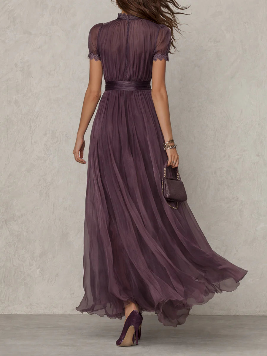 Mia | Maxi dress chiffon vintage elegant