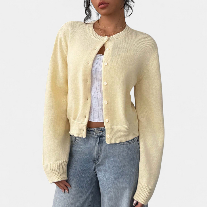 Quinn | Cosy Button-Front Knit Cardigan
