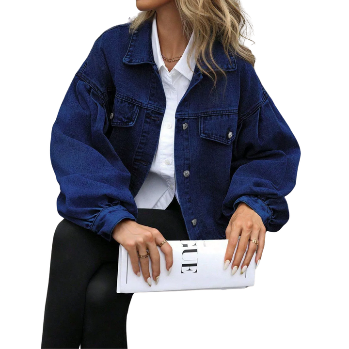 Yvette | Relaxed Distressed Street Denim Jacket