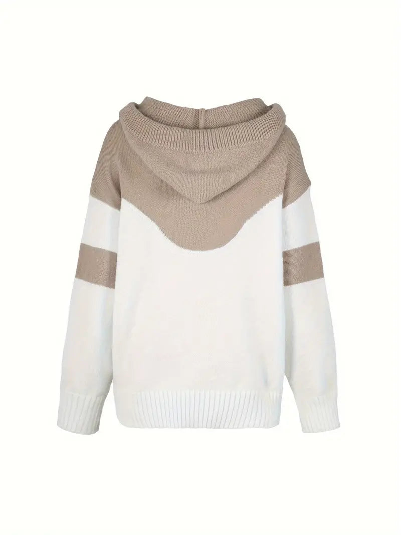 Tessa | Dual-Tone Cosy Hoodie