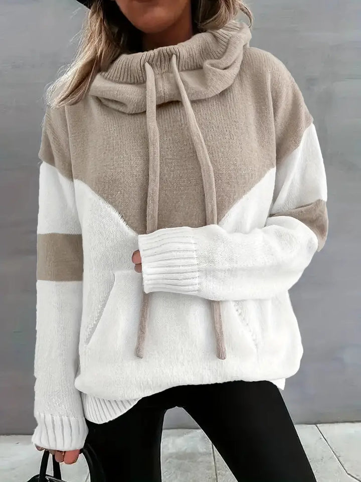 Tessa | Dual-Tone Cosy Hoodie