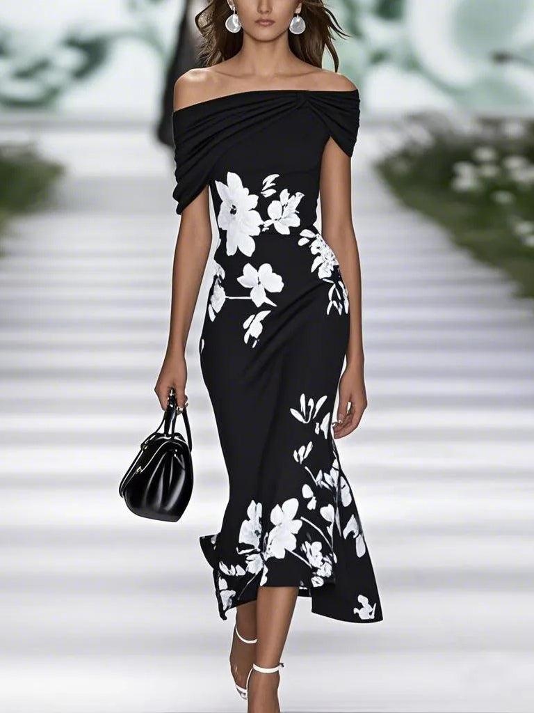 Emily | Elegant dress with floral print
