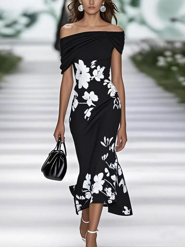 Emily | Elegant dress with floral print