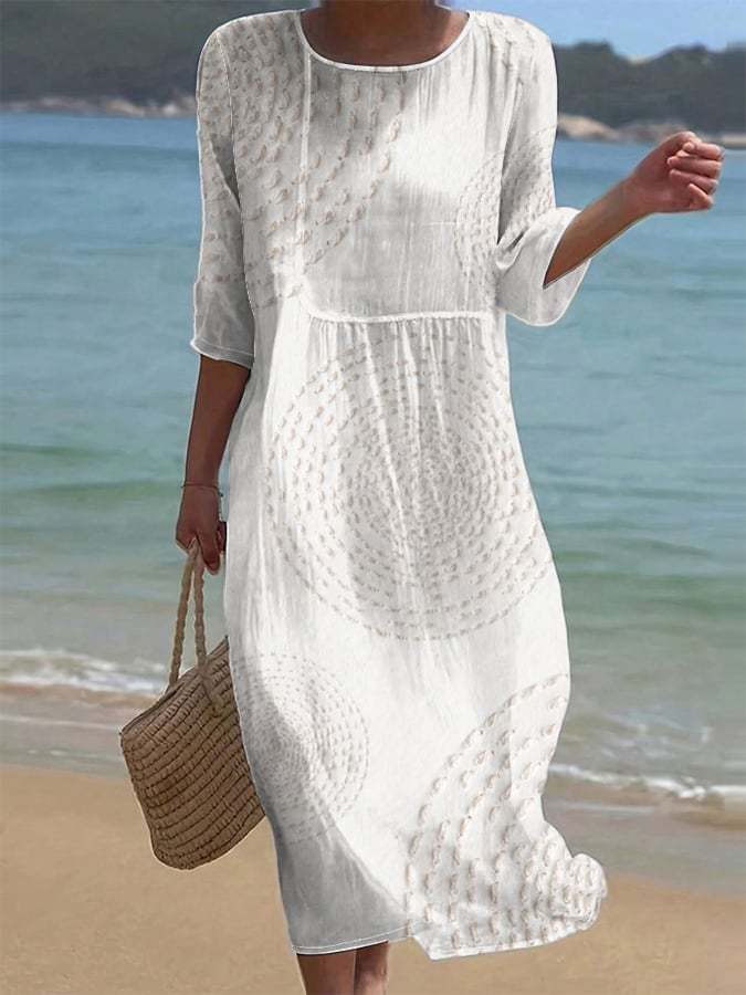 Matilda | Casual embroidered women's dress
