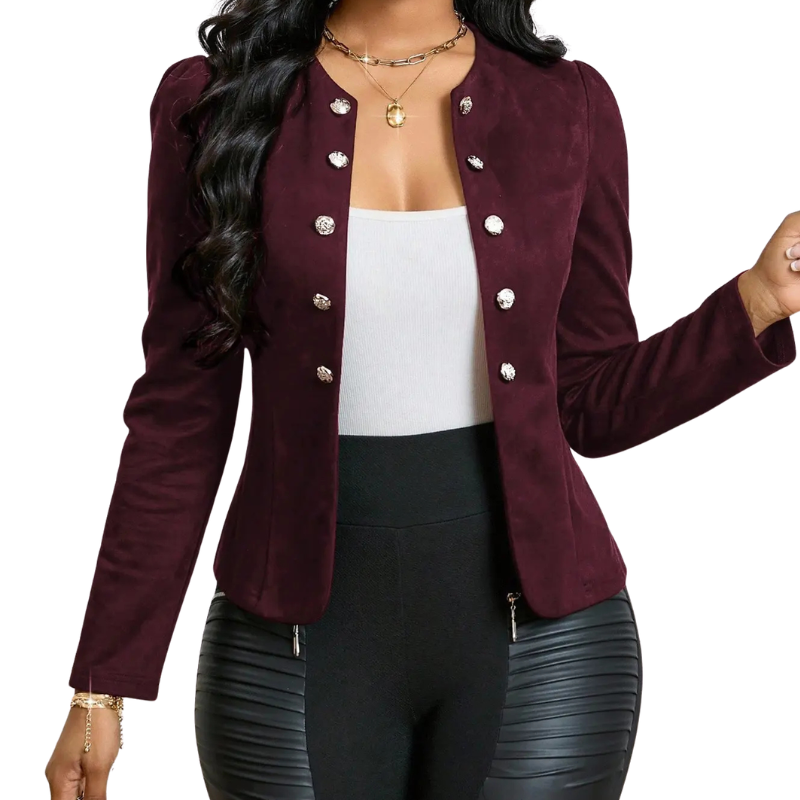 Layla | Sophisticated Puff Shoulder Blazer