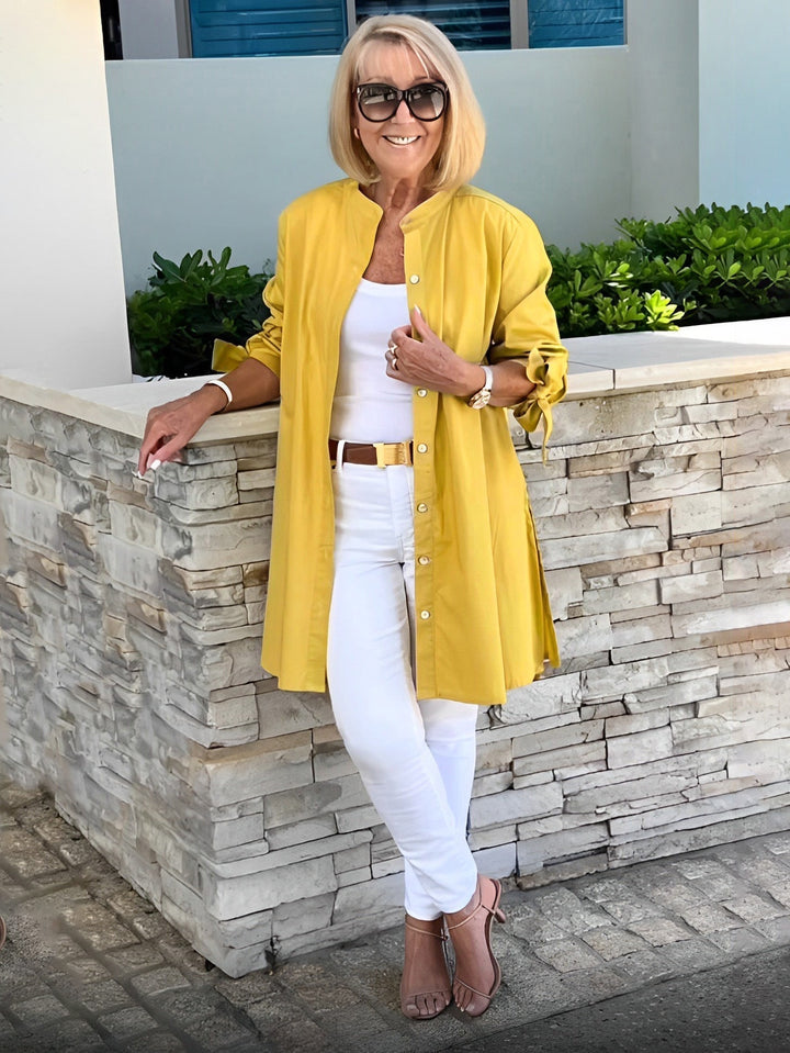 Zoe | Classy Long Shirt Jacket