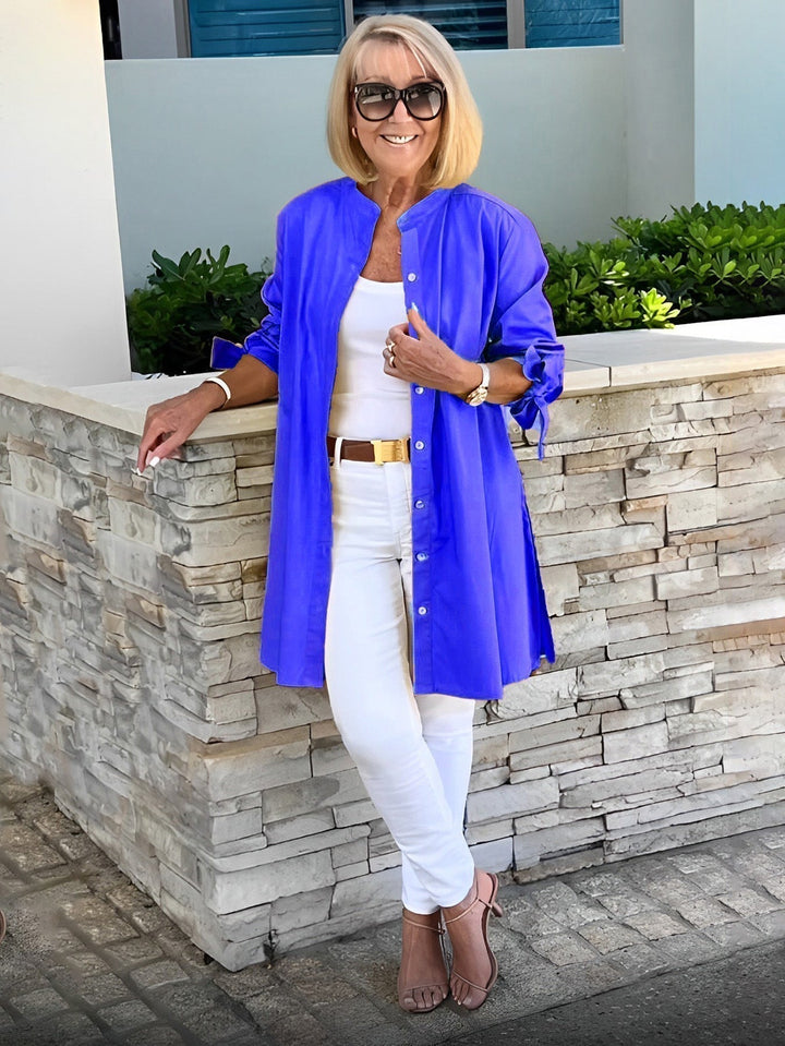Zoe | Classy Long Shirt Jacket