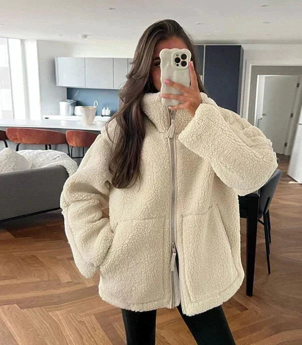 Emily | Luxe Teddy Jacket