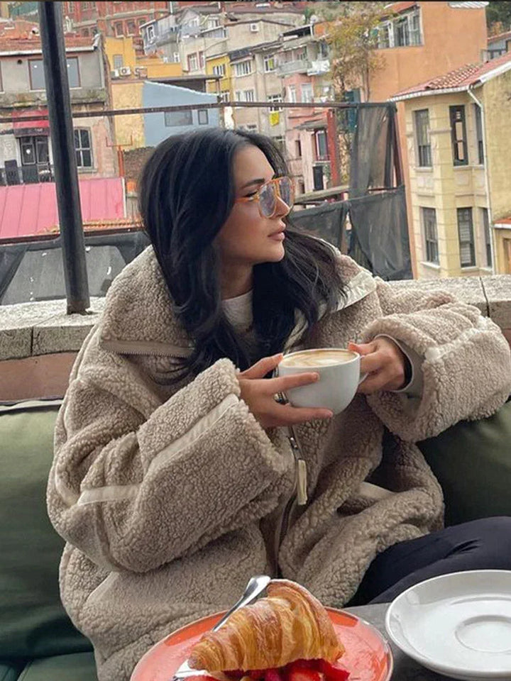 Emily | Luxe Teddy Jacket