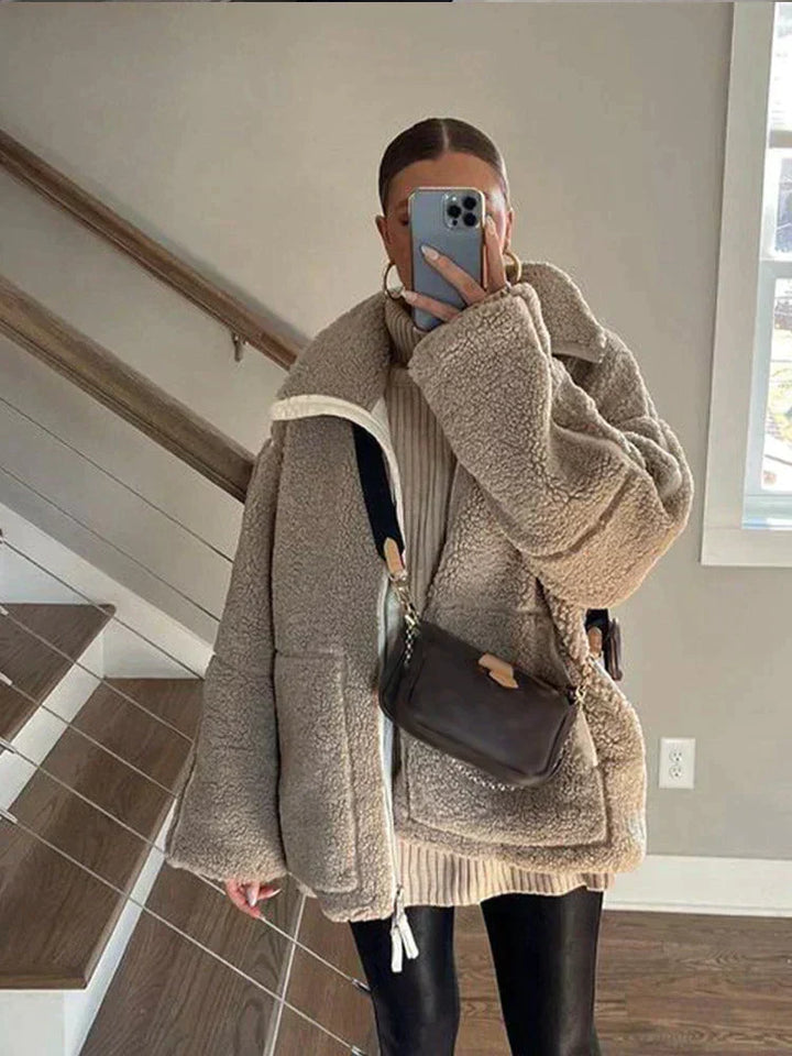Emily | Luxe Teddy Jacket