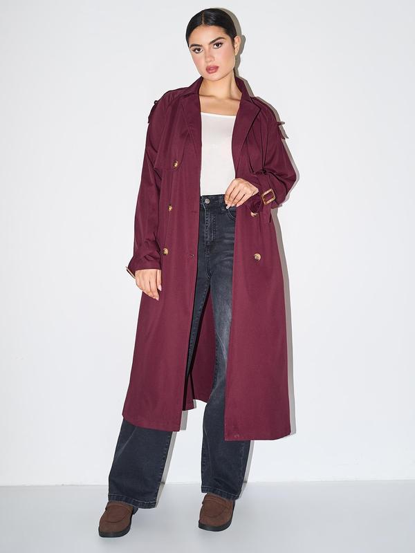 Paige | Elegant Double Breasted Winter Warm Trench Coat