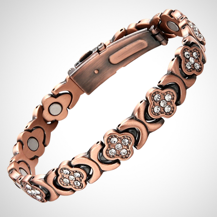 Yvette | Elegant Magnetic Copper Bangle