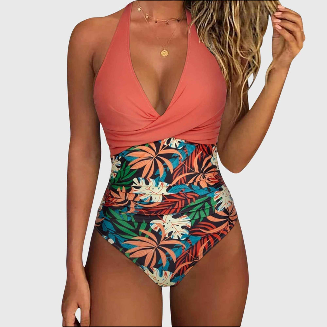 Joanna | Elegant women's swimwear with a V-neck
