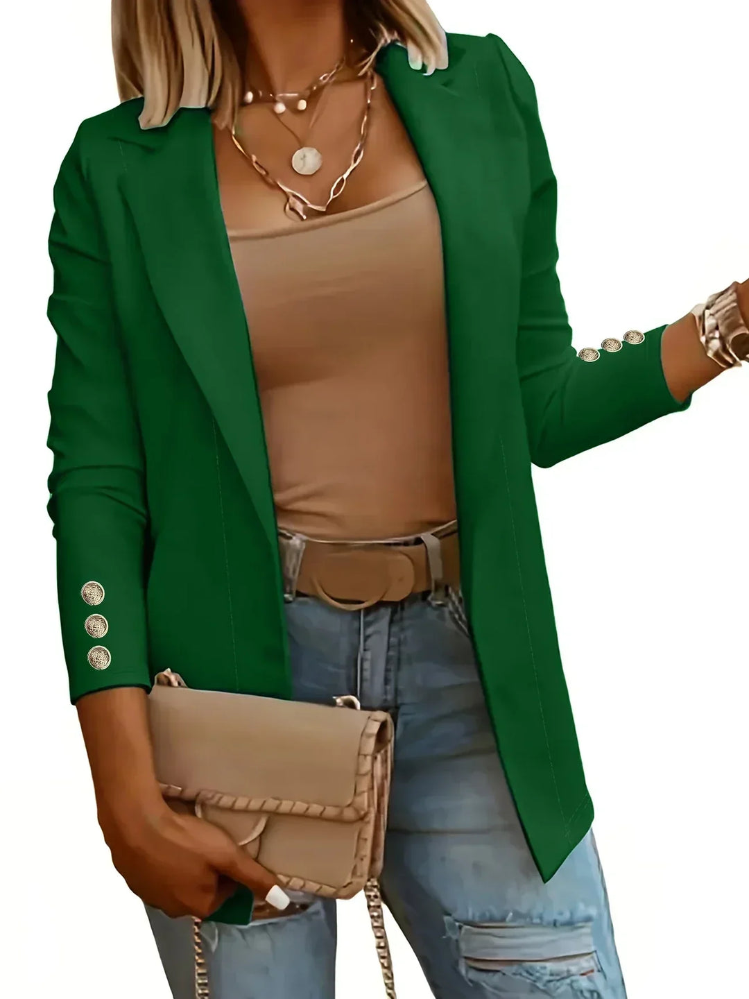 Chloe | Chic Open Front Jacket