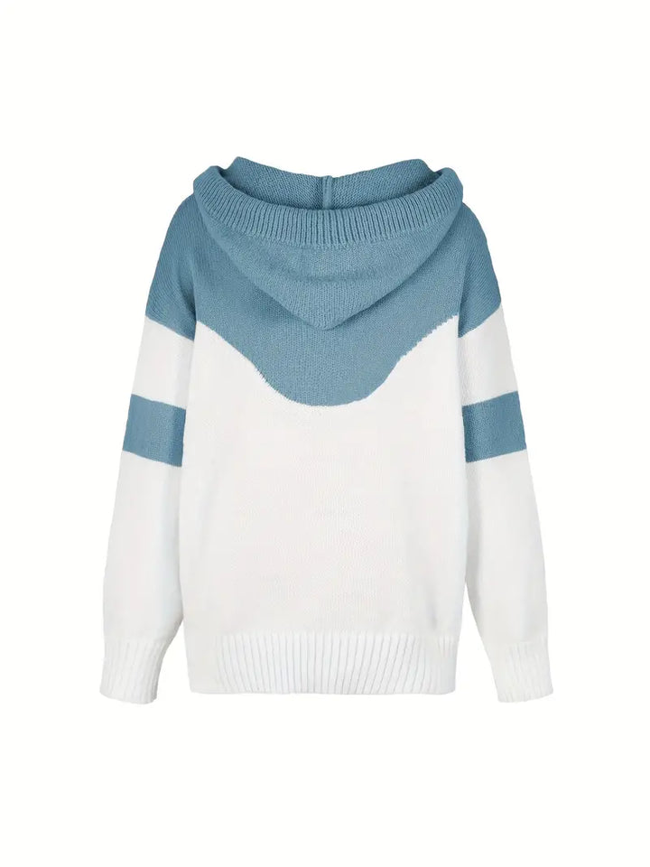 Tessa | Dual-Tone Cosy Hoodie