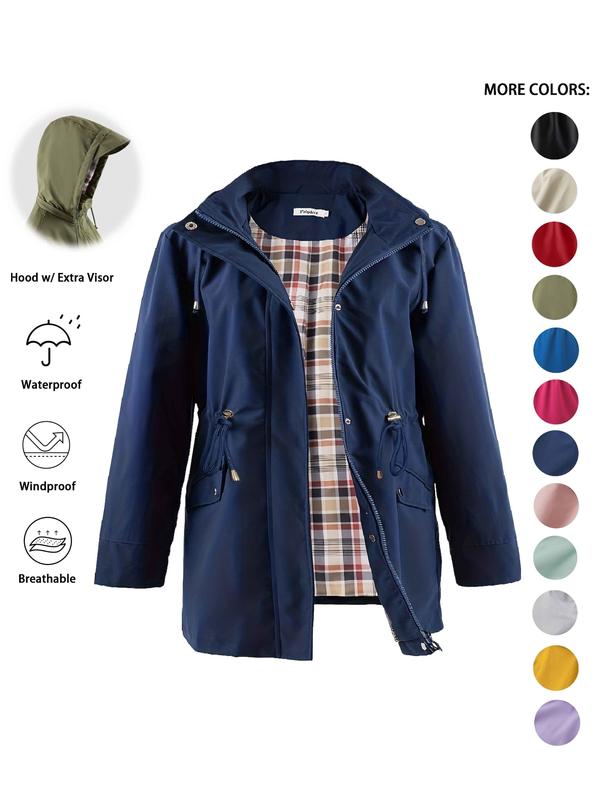 Rachael | Lightweight Hooded Trench Coat for Casual Outings