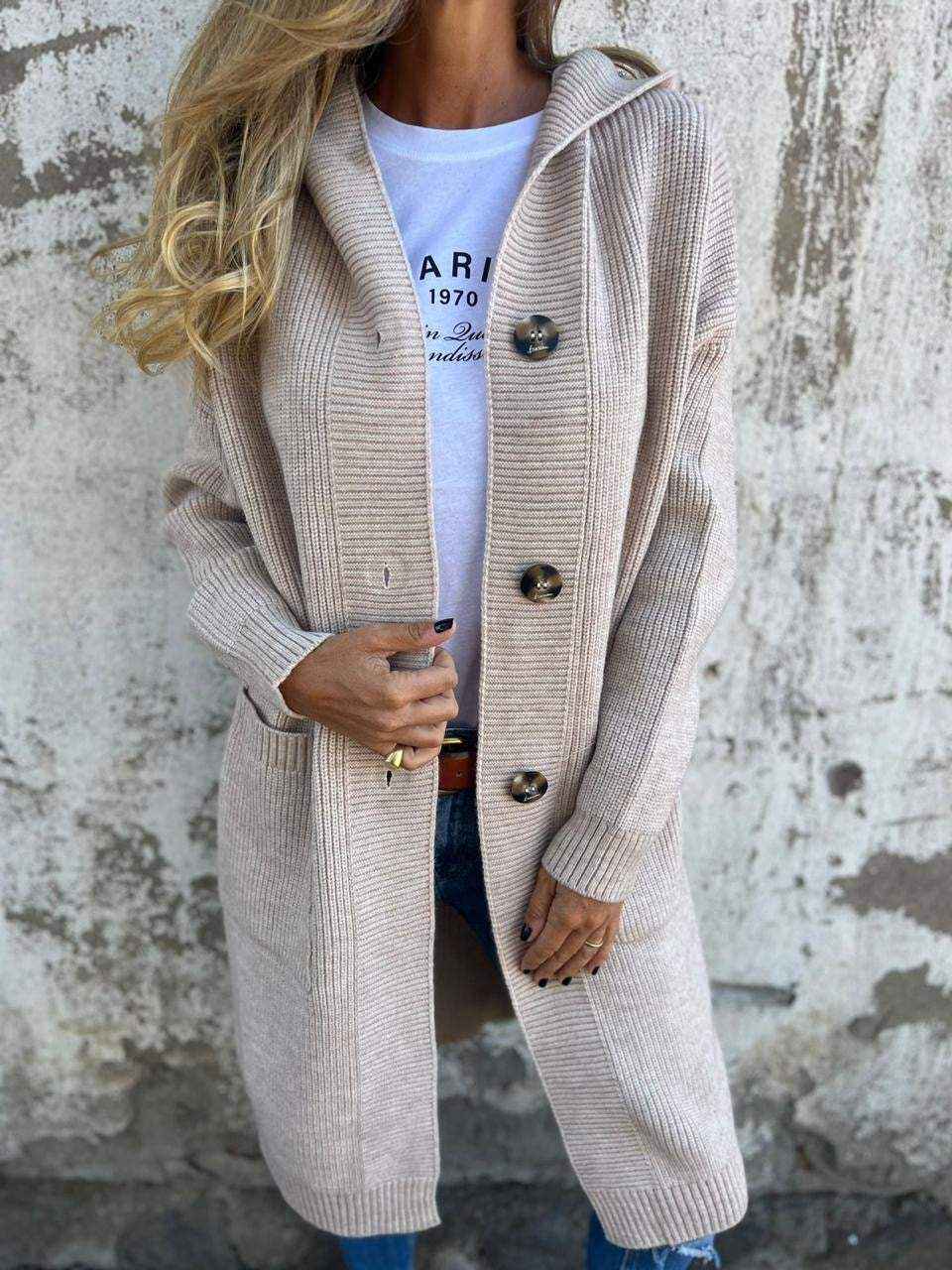 Felicity | Chic Long Knit Cardigan