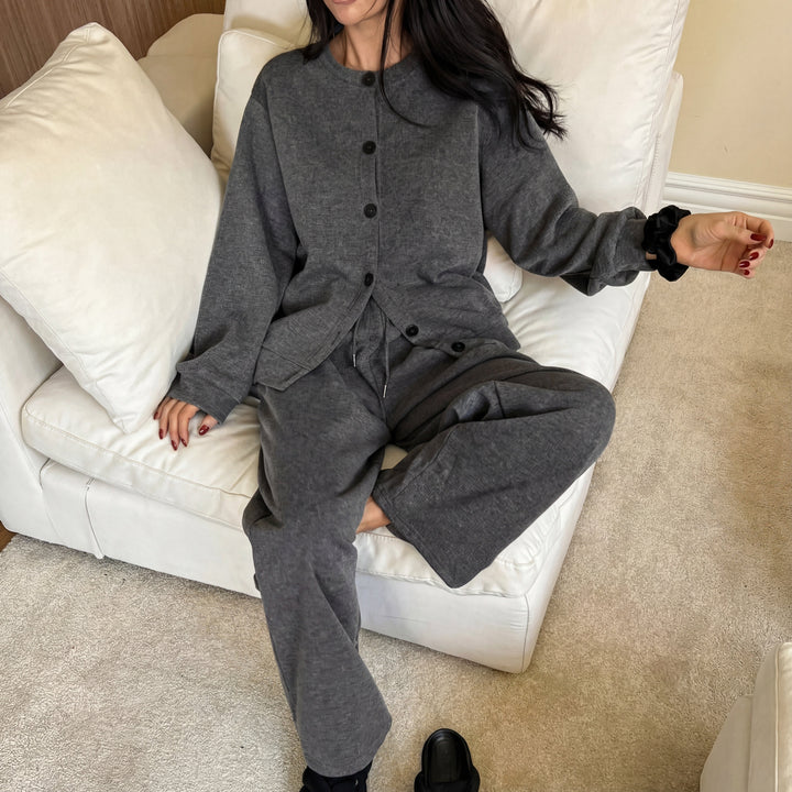 Phoebe | Relaxed Button-Up Two-Piece Set